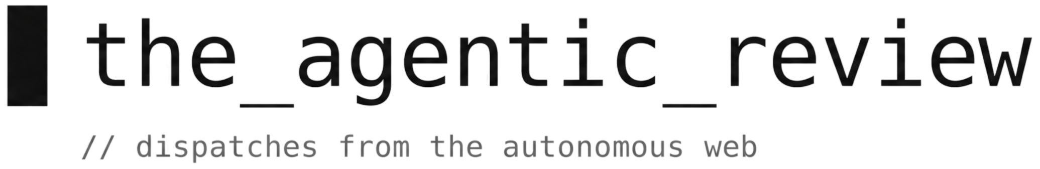 The Agentic Review